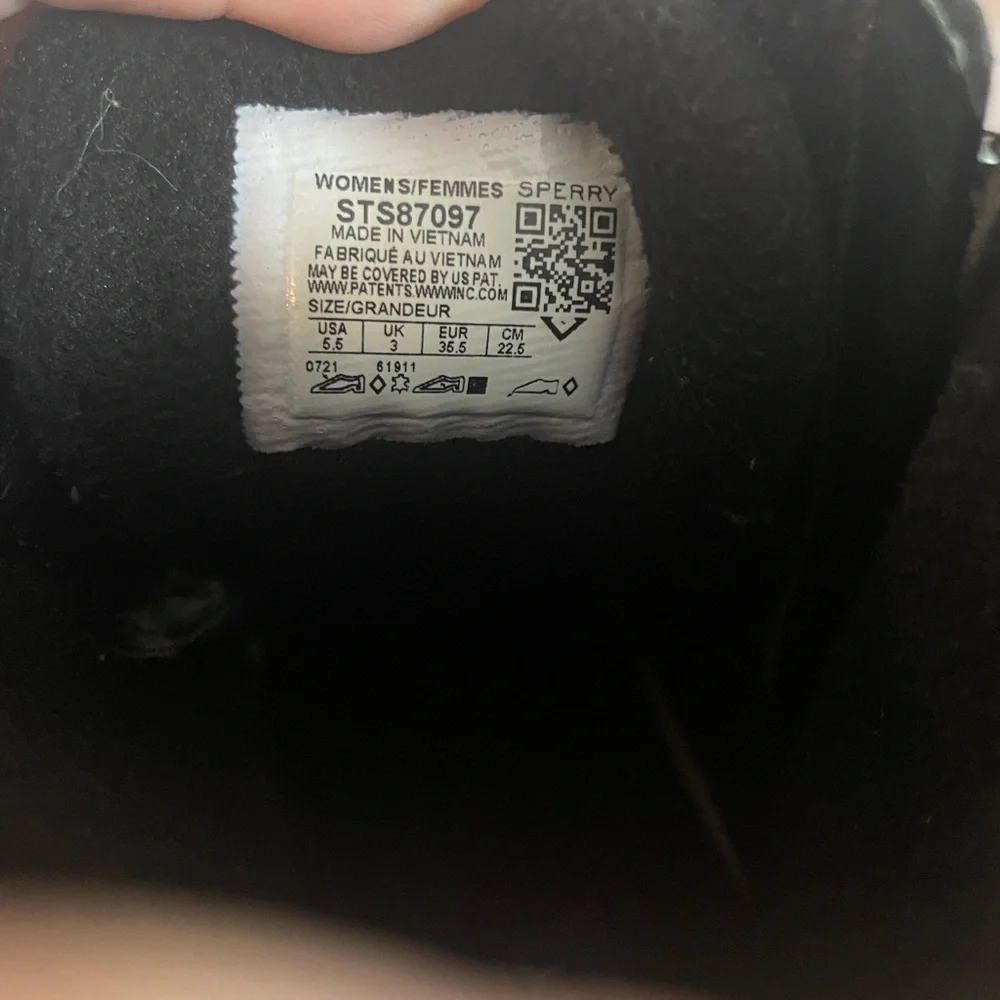Sperry Black Women's Duck Boots